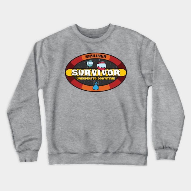 Skyliner Survivor Crewneck Sweatshirt by brkgnews